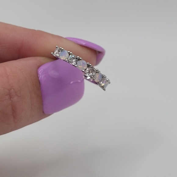 Silver gemstone ring, size 7. Charmed aroma. Appraised - Picture 11 of 12